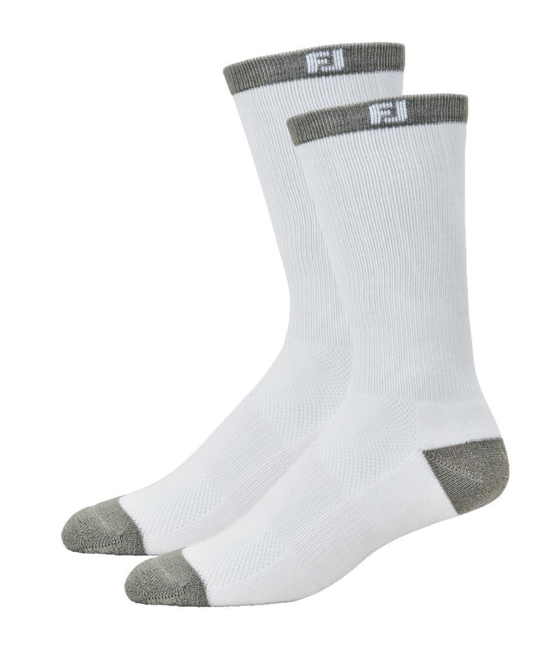 FootJoy ProDry Crew Junior calzini junior, bianco