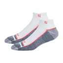 FootJoy ProDry Sport calzini, bianco/rosso/blu navy
