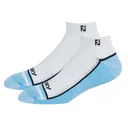 FootJoy ProDry Sport calzini, bianco/blu navy/ocean