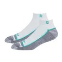 FootJoy ProDry Sport calzini da uomo, bianco/sea glass/carbone