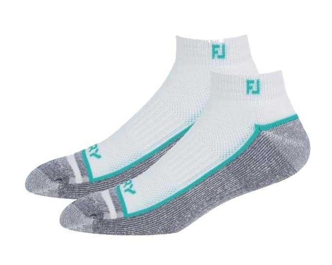 FootJoy ProDry Sport calzini da uomo, bianco/sea glass/carbone