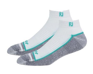 FootJoy ProDry Sport calzini da uomo, bianco/sea glass/carbone