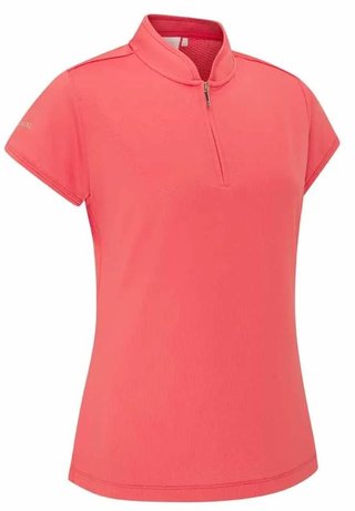 PING Evetta Jacquard polo da donna, paradise pink