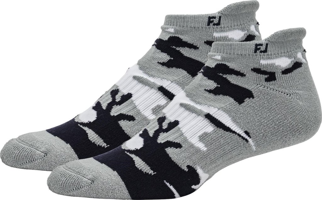 FootJoy ProDry Roll-Tab calzini da uomo, Camo grigio