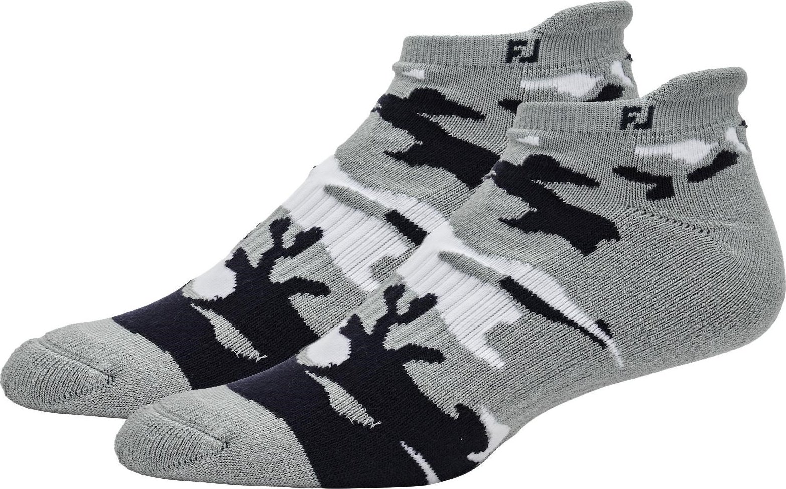 FootJoy ProDry Roll-Tab calzini da uomo, Camo grigio