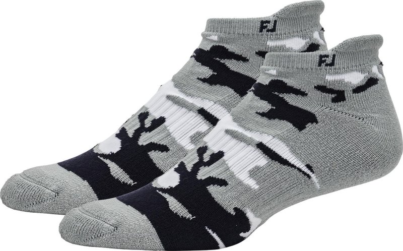 FootJoy ProDry Roll-Tab calzini da uomo, Camo grigio