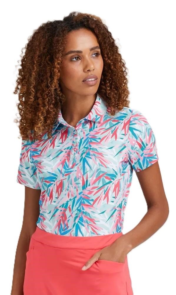 PING Aeria Printed polo da donna, tropic retreat