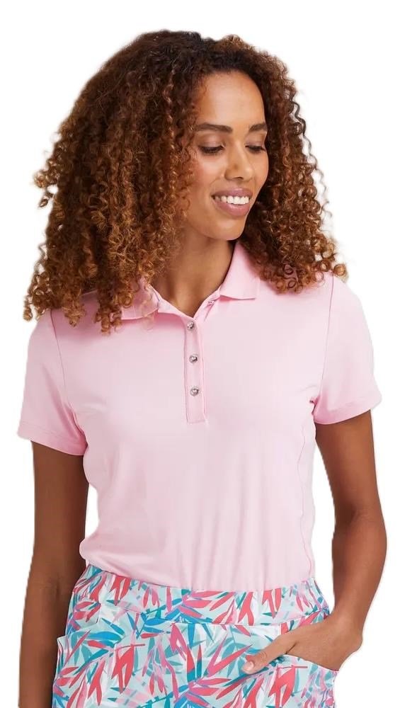 PING Sedona polo da donna, tickled pink