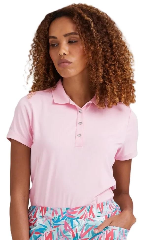 PING Sedona polo da donna, tickled pink