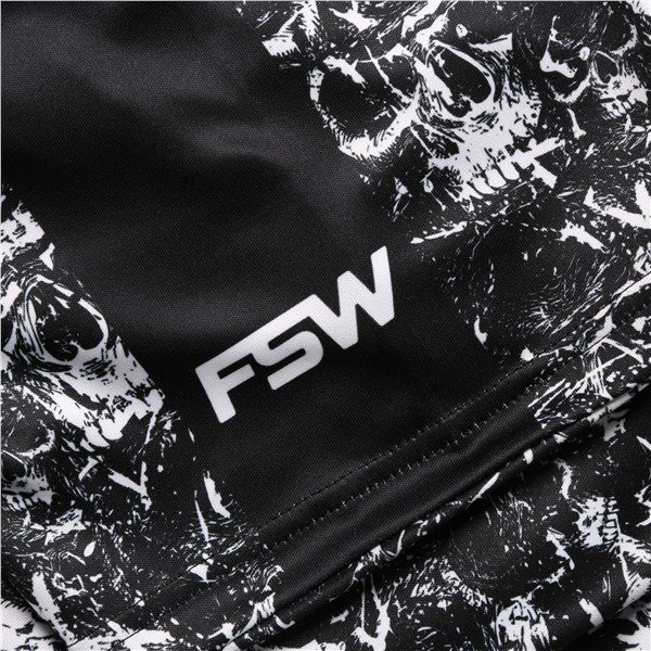 Fashion Sports Wear Skulls polo uomo, nero