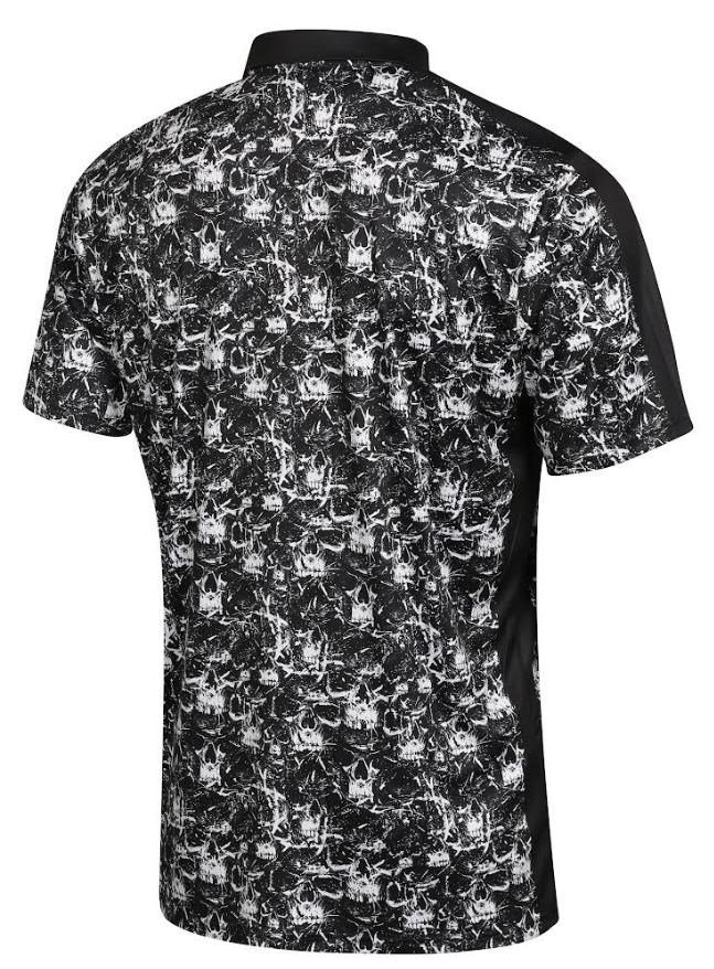 Fashion Sports Wear Skulls polo uomo, nero