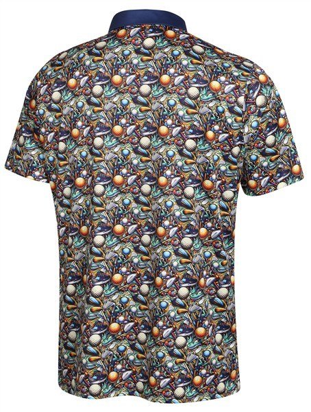 Fashion Sports Wear Bergen polo uomo, navy/green