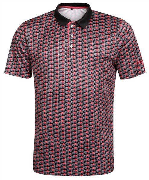Fashion Sports Wear Nairobi polo da uomo, nero/rosa