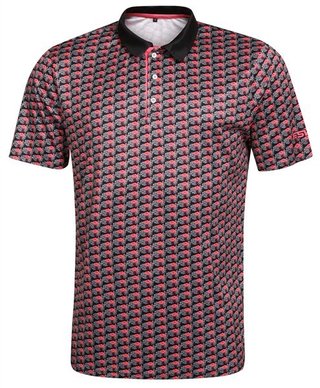 Fashion Sports Wear Nairobi polo da uomo, nero/rosa