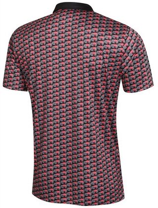 Fashion Sports Wear Nairobi polo da uomo, nero/rosa