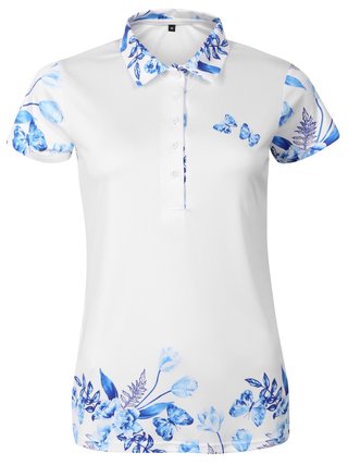 Fashion Sports Wear Tirana polo da donna, bianco/blu