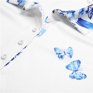 Fashion Sports Wear Tirana polo da donna, bianco/blu