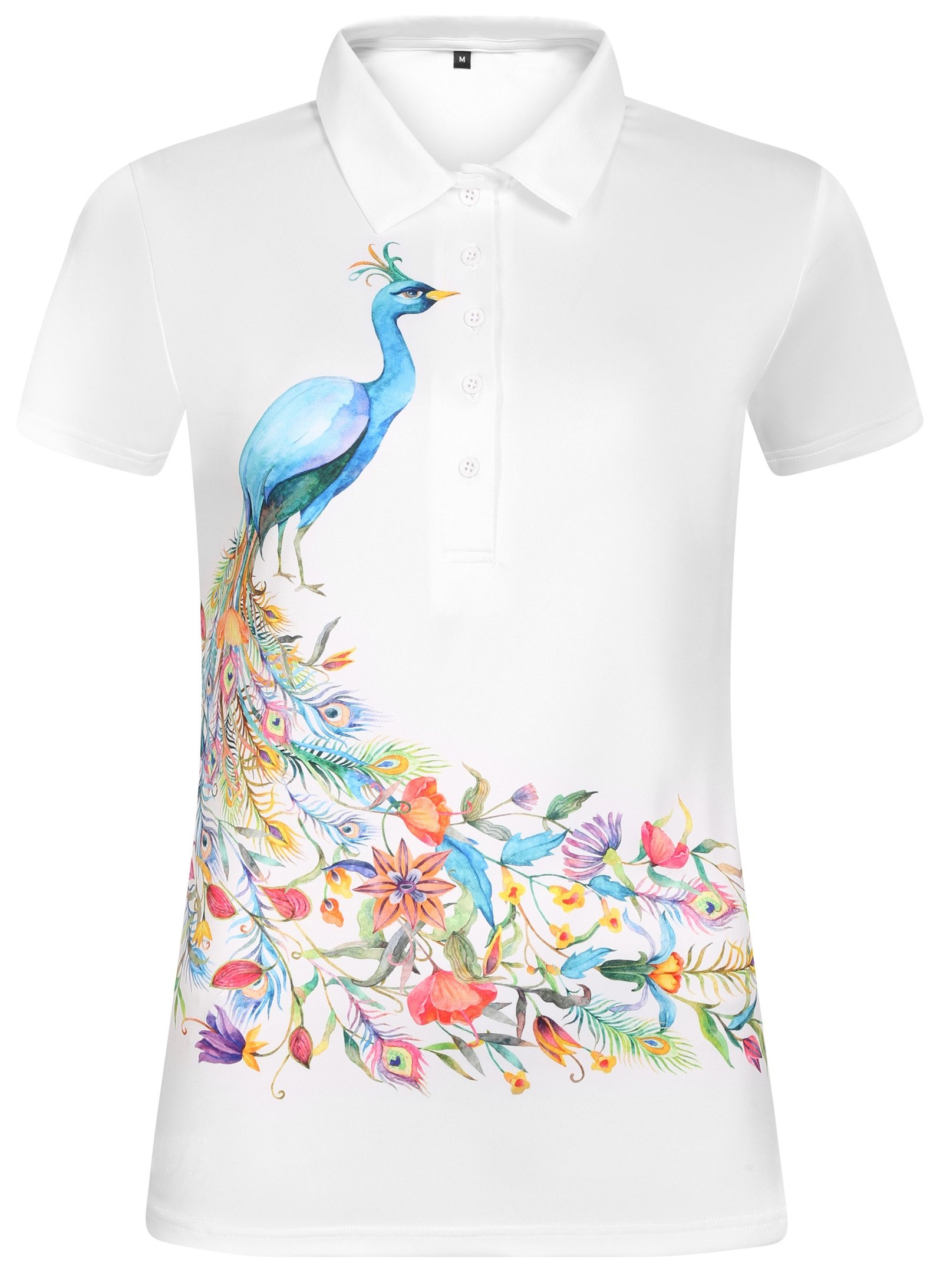 Fashion Sports Wear Valencia polo da donna, bianco