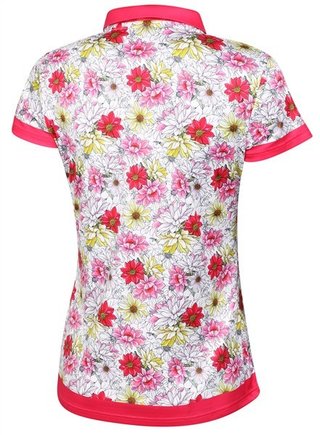 Fashion Sports Wear Luanda polo da donna, bianco/rosso