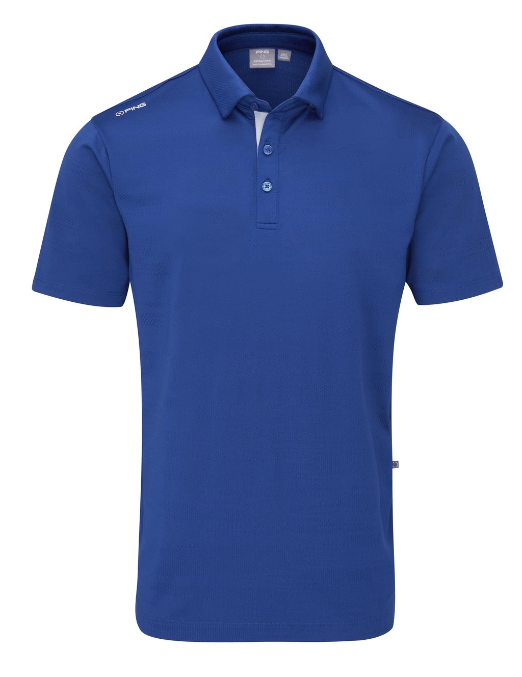 PING Claude Camo Mesh polo da uomo, inky
