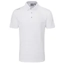 PING Claude Camo Mesh polo uomo, bianco
