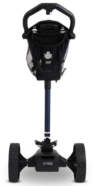 MGI E-Boost hybrid golf trolley 2026 carrello elettrico, blu opaco