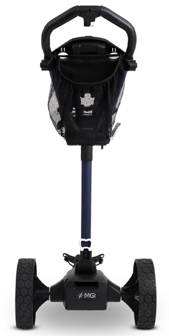 MGI E-Boost hybrid golf trolley 2026 carrello elettrico, blu opaco