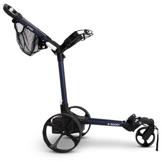 MGI E-Boost hybrid golf trolley 2026 carrello elettrico, blu opaco