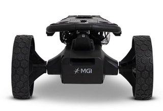 MGI E-Boost hybrid golf trolley 2026 carrello elettrico, blu opaco