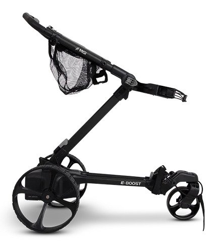 MGI E-Boost hybrid golf trolley 2026 carrello elettrico, blu opaco