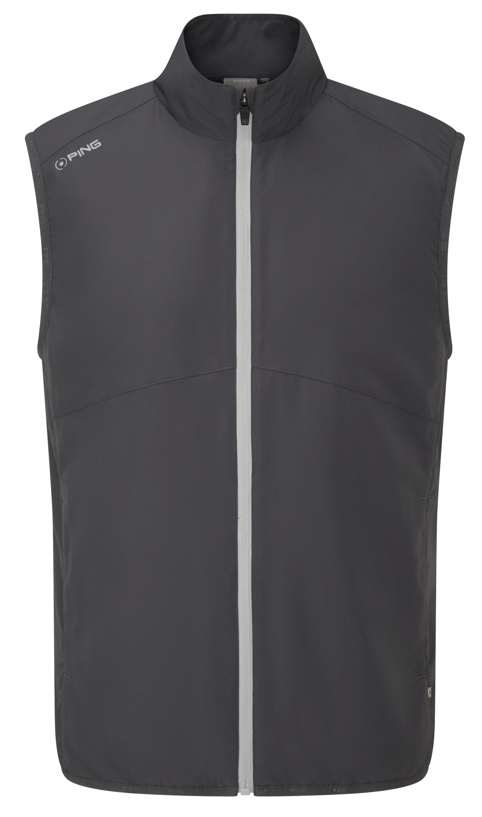 PING Burford gilet da uomo, asphalt