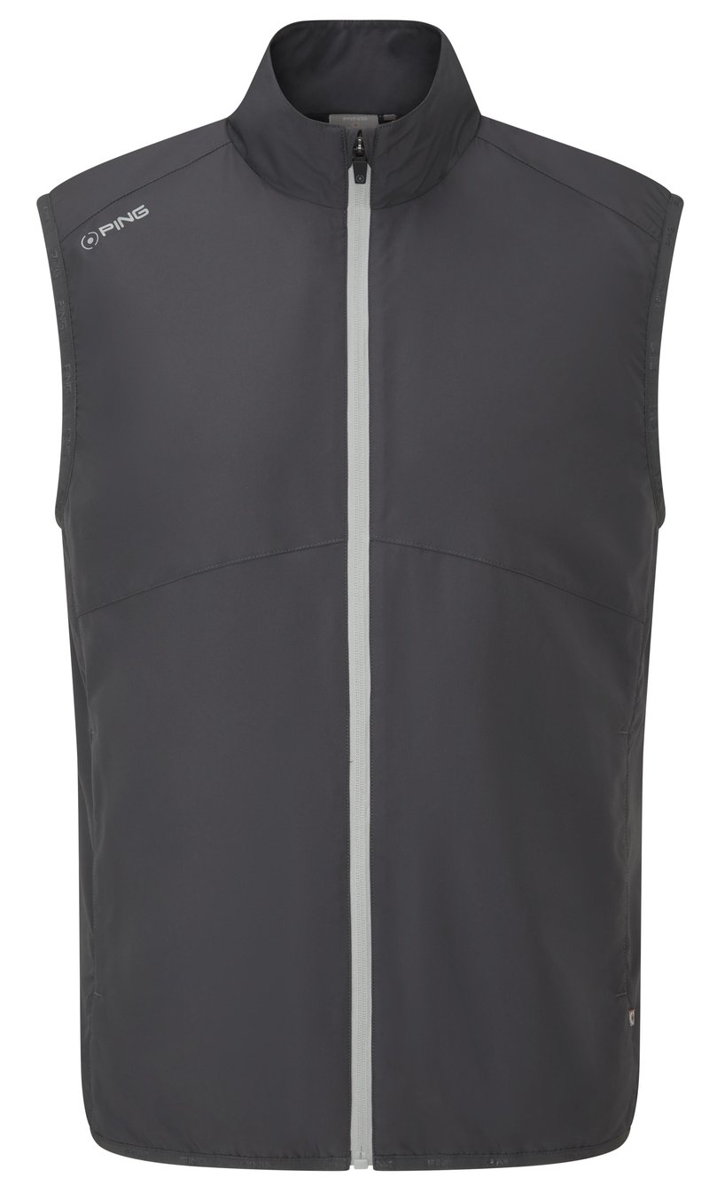 PING Burford gilet da uomo, asphalt