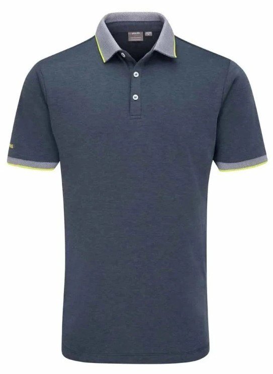 PING Gideon polo uomo, light navy marl