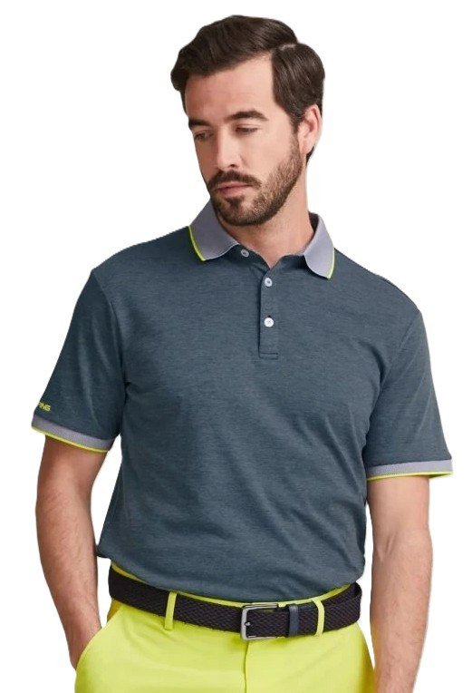 PING Gideon polo uomo, light navy marl
