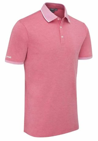 PING Gideon polo uomo, rhapsody pink marl