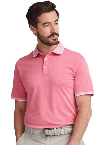 PING Gideon polo uomo, rhapsody pink marl
