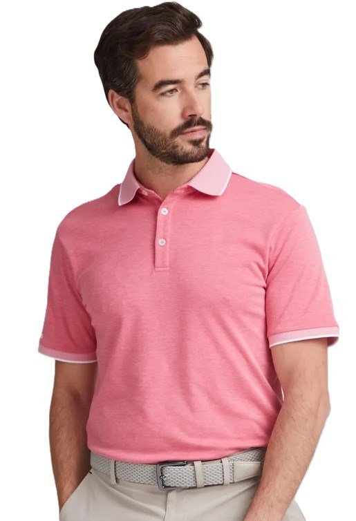 PING Gideon polo uomo, rhapsody pink marl