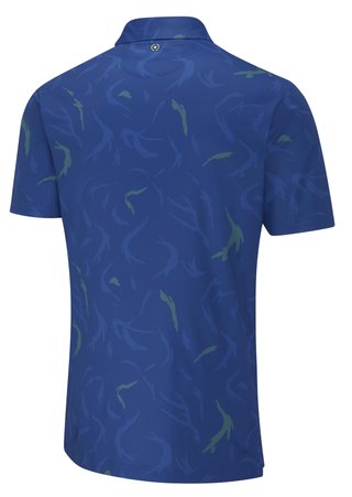 PING Ephron Printed polo da uomo, inky multi