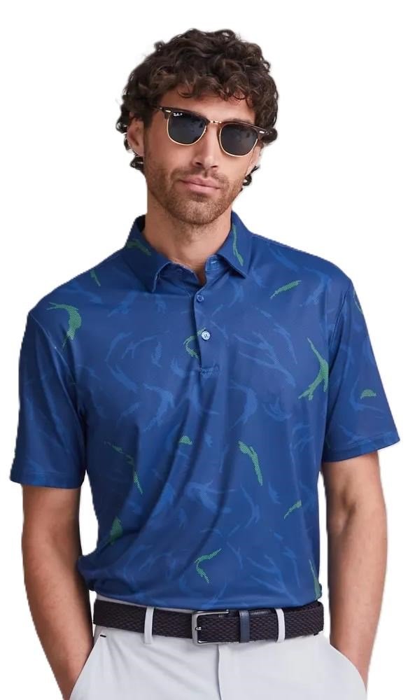PING Ephron Printed polo da uomo, inky multi
