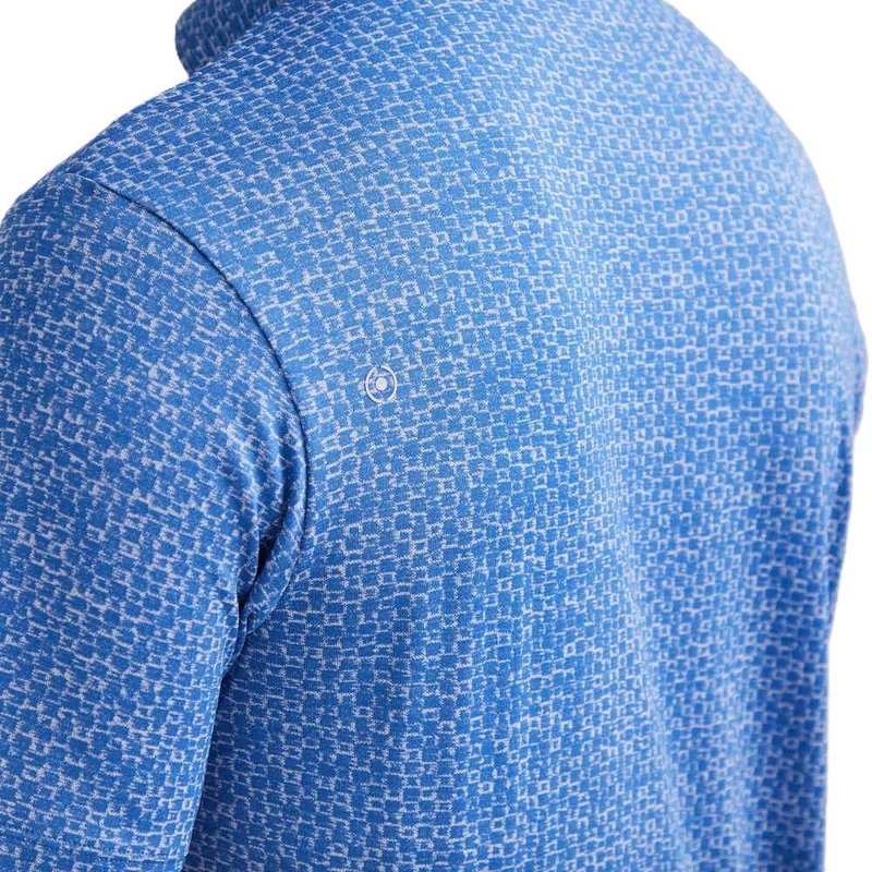 PING Rafe polo da uomo, bright cobalt
