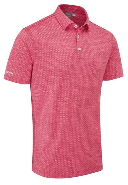 PING Rafe polo da uomo, rhapsody pink