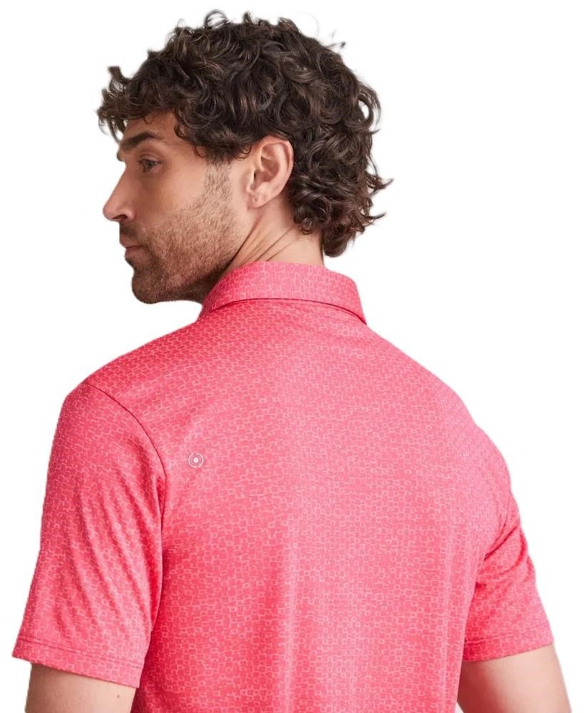 PING Rafe polo da uomo, rhapsody pink