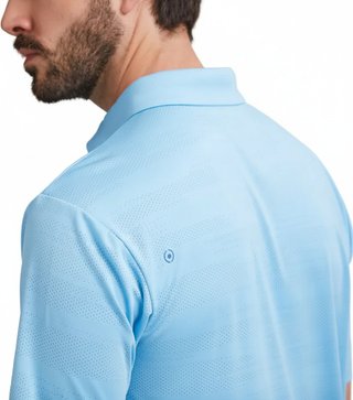 PING Claude Camo Mesh polo da uomo, baltic sea