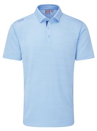 PING Claude Camo Mesh polo da uomo, baltic sea