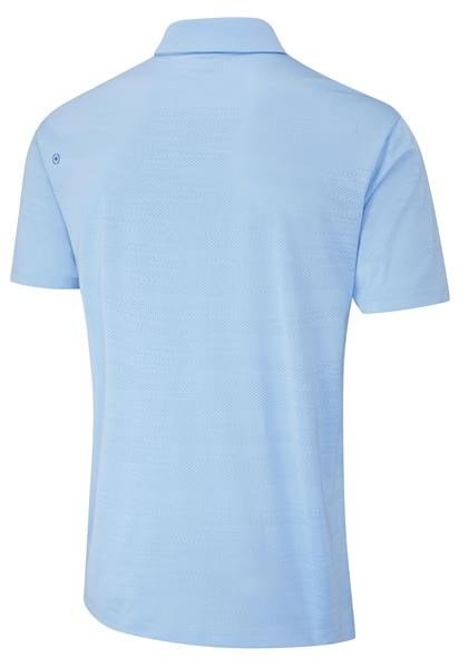 PING Claude Camo Mesh polo da uomo, baltic sea