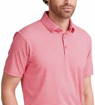 PING Langford polo da uomo, rhapsody/pink white
