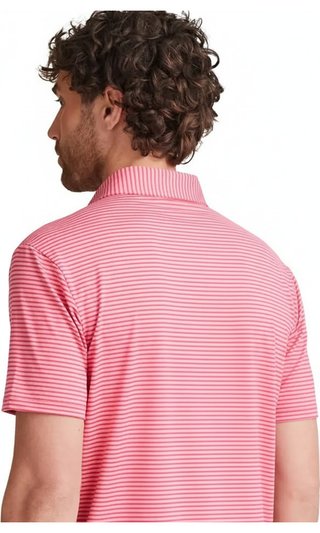 PING Langford polo da uomo, rhapsody/pink white