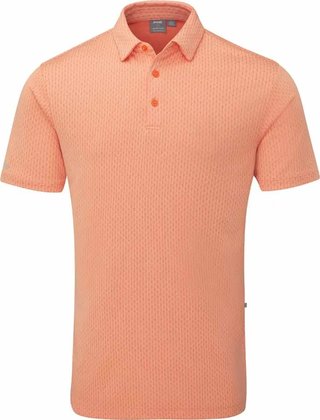 PING Hershel polo uomo, wild salmon multi