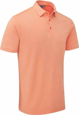 PING Hershel polo uomo, wild salmon multi