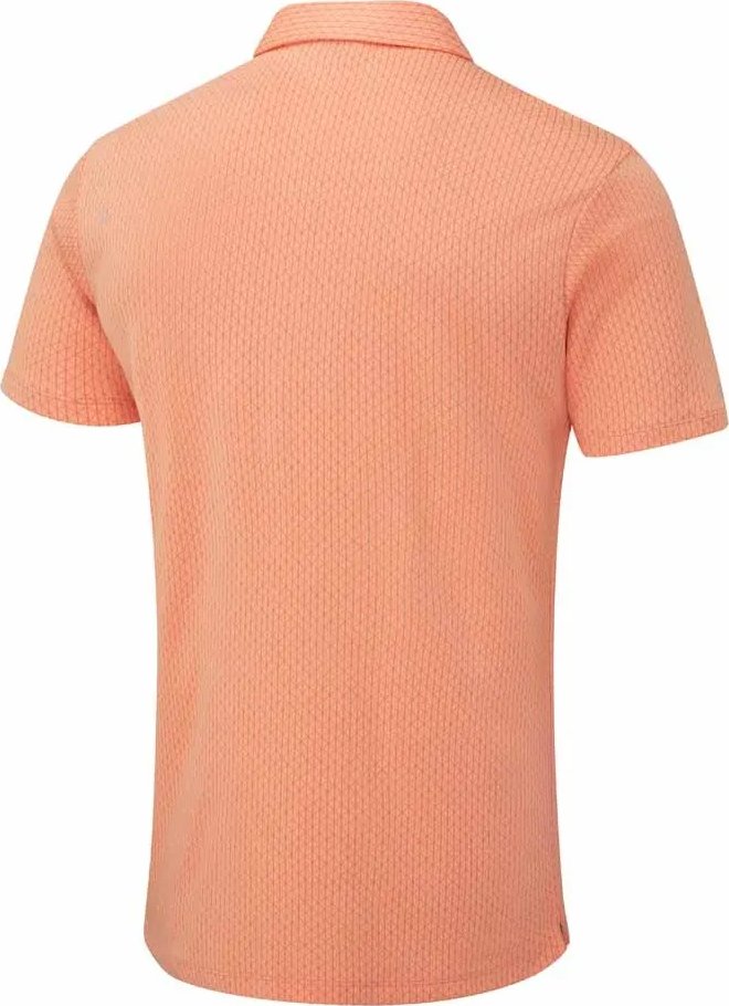 PING Hershel polo uomo, wild salmon multi
